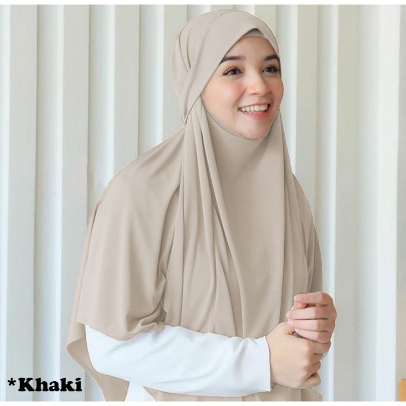 FRENCH KHIMAR JERSEY/HIJAB INSTAN/HIJAB BERGO FRENCH KHIMAR JERSEY