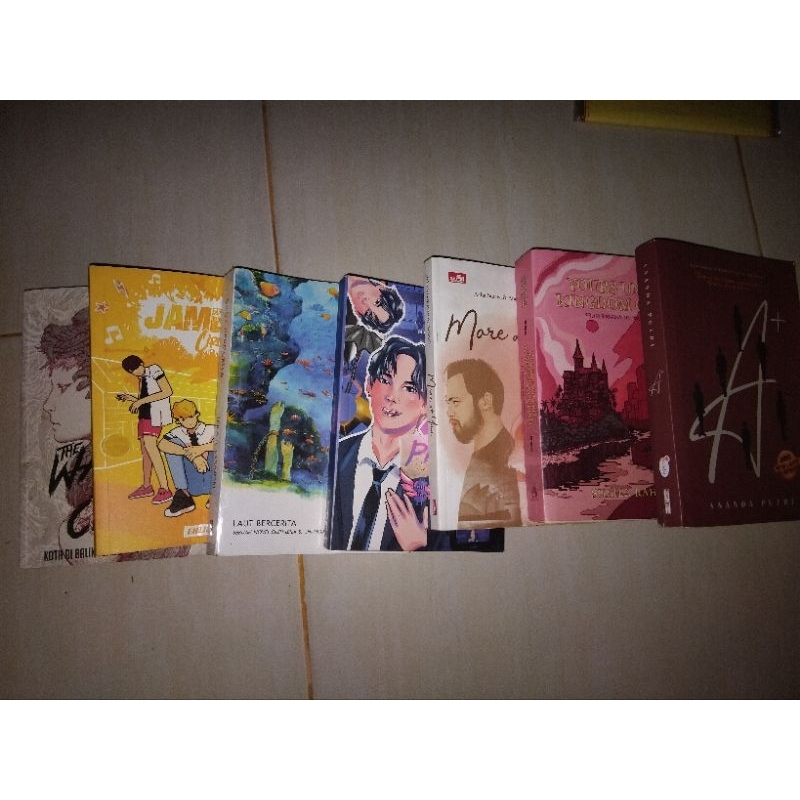 PRELOVED NOVEL AU WATTPAD VIRAL BEKAS LAUT BERCERITA, A+, JAMET CIRCLE, PAPADAN, YOURS UNTIL KINGDOM