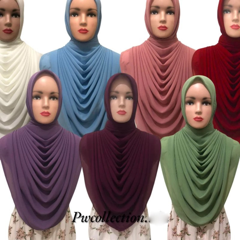 DRAPERY INSTAN HIJAB SET MALAYSIA/HIJAB DRAPERY INSTAN WEDDING & NON WEDDING