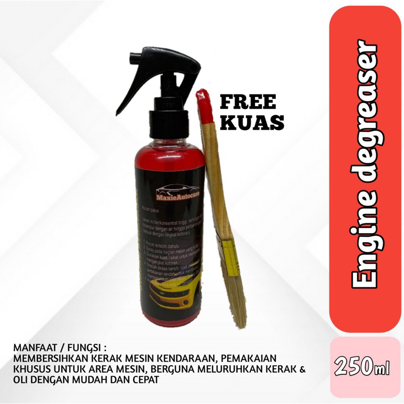 Strong Degreaser / pembersih mesin / Heavy duty cleaner / free kuas engine degreaser