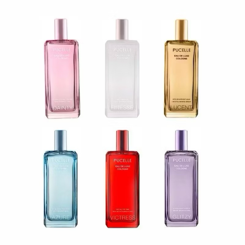 PUCELLE Eau De Luxe Cologne Woody 100 ml Parfum Kaca Minyak Wangi Lucent