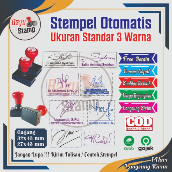

Stempel Otomatis Tanda Tangan / Paraf