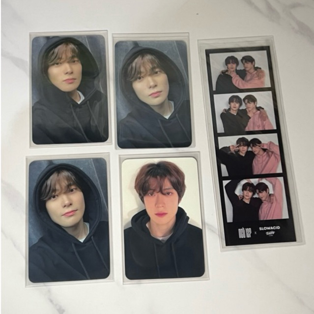 NCT 127 x Slowacid x TeddyIsland Jaehyun Hoodie Photocard Jaeyong Photostrip