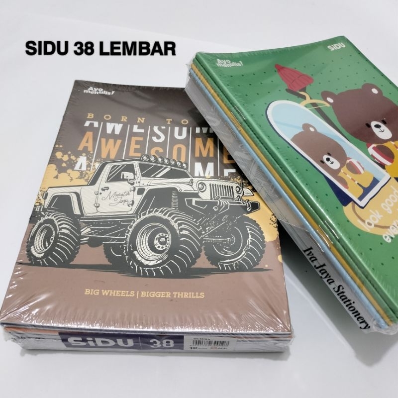 

1 Pak Buku Tulis SIDU 38 Lembar Isi 10 Buku