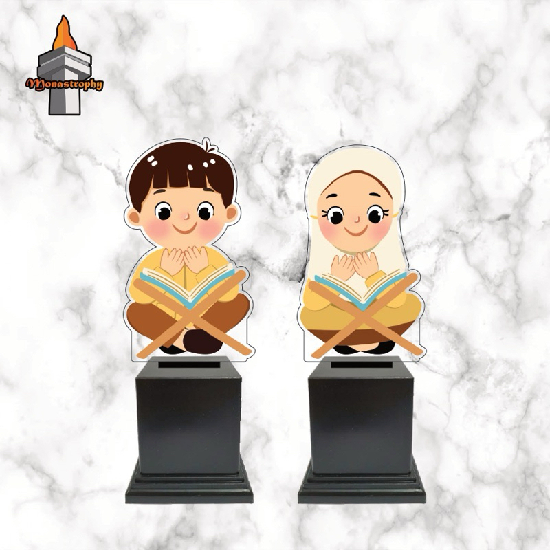 PIALA AKRILIK TAHFIDZ ALQUR'AN | Piala Akrilik Anak Muslim Murah | Piala MTQ Hafidz Qur'an