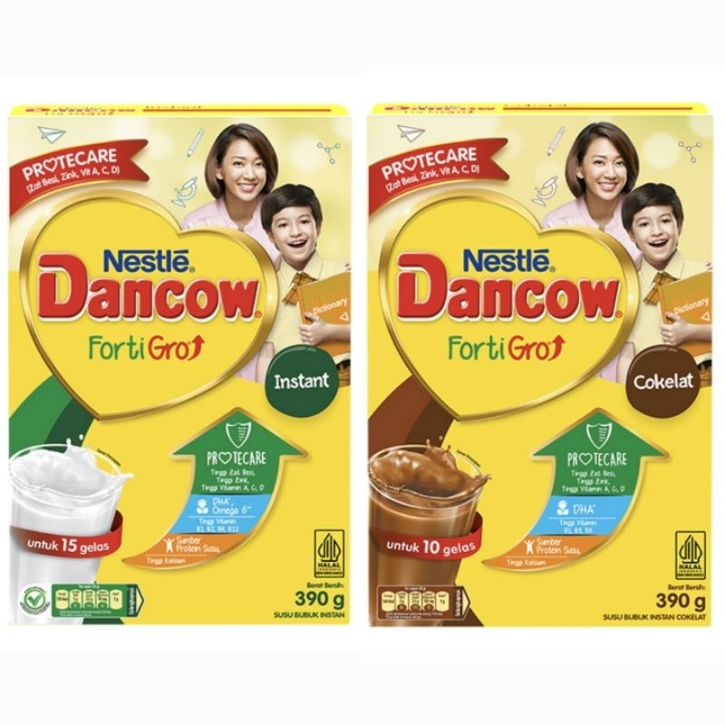 

Dancow FortiGro Susu Bubuk Instan Cokelat 390 g