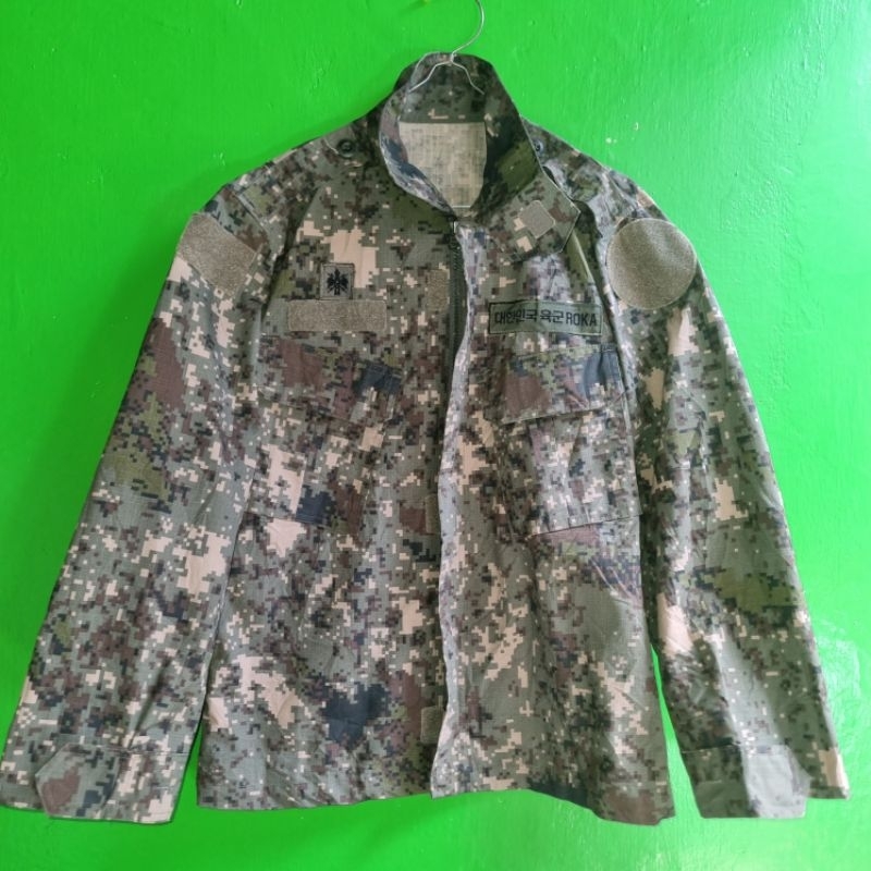 Jaket Kemeja BDU Digital Granit Roka Army Loreng Korea