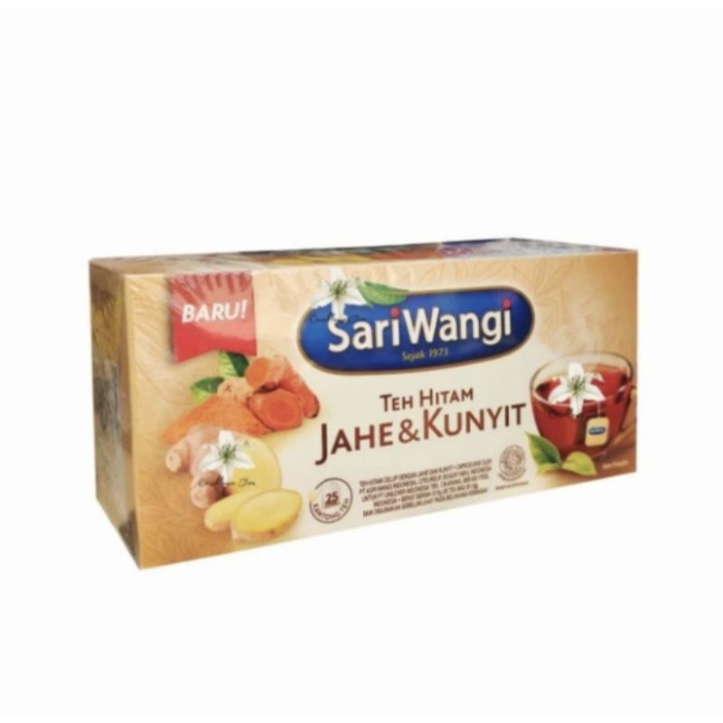 

Sariwangi teh jahe & kunyit 25kantong @5gr