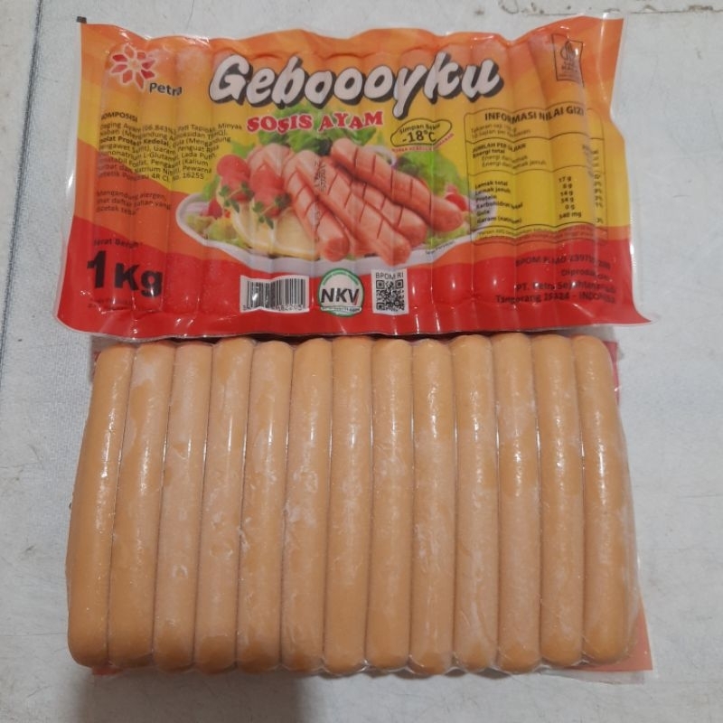 

Geboooyku Sosis Ayam Putih 1kg