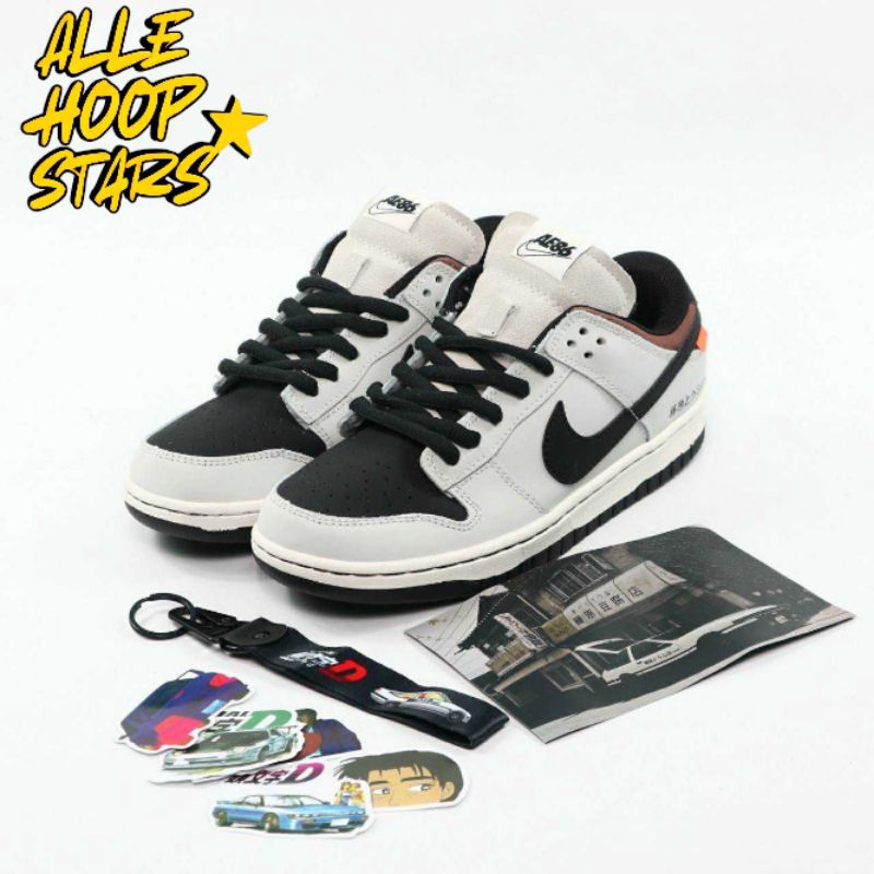 NIKE SB DUNK LOW AE86 INITIAL D White Black Brown
