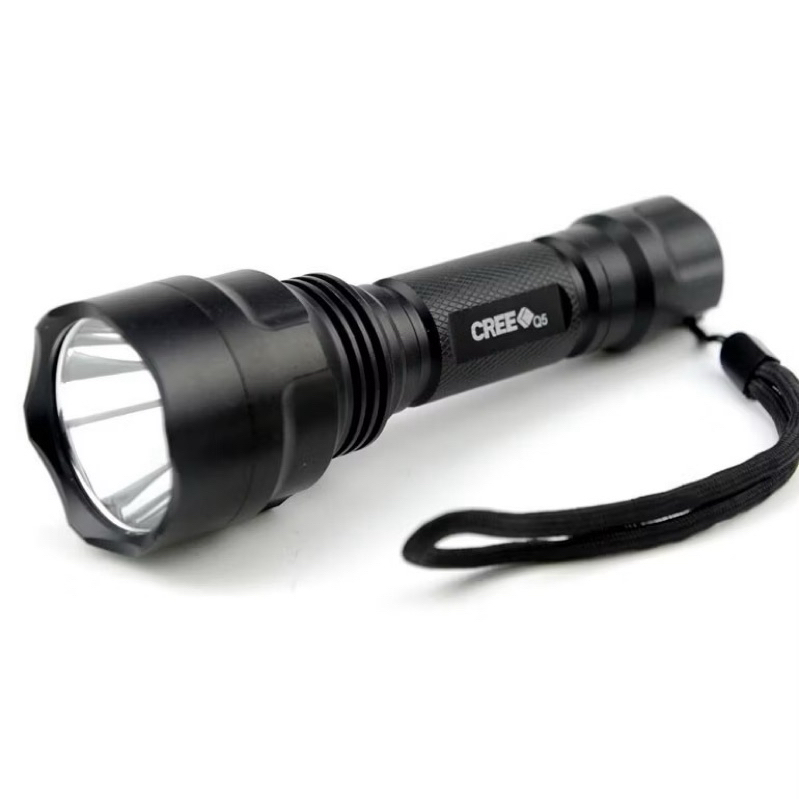 Senter Cree Flashlight LED Aluminum Cahaya Putih
