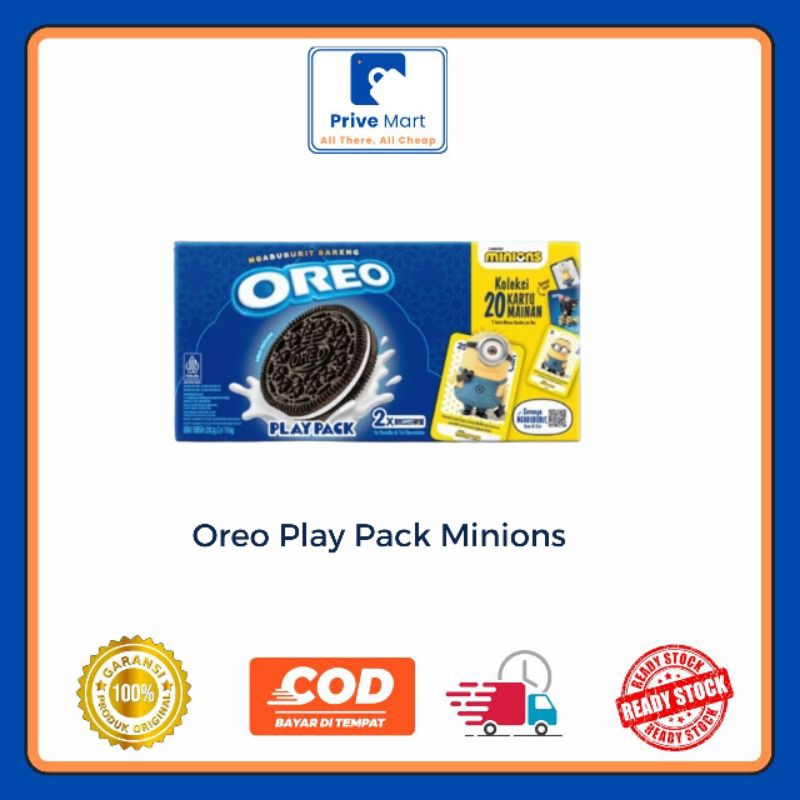 

Oreo Play Pack Minions 239,2g (2@ 119,6g) Prive Mart