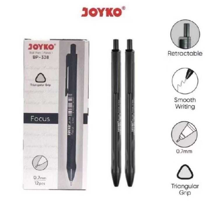 

[1 pack] Ball Pen Pulpen Pena Joyko BP-338 Focus 0.7 mm