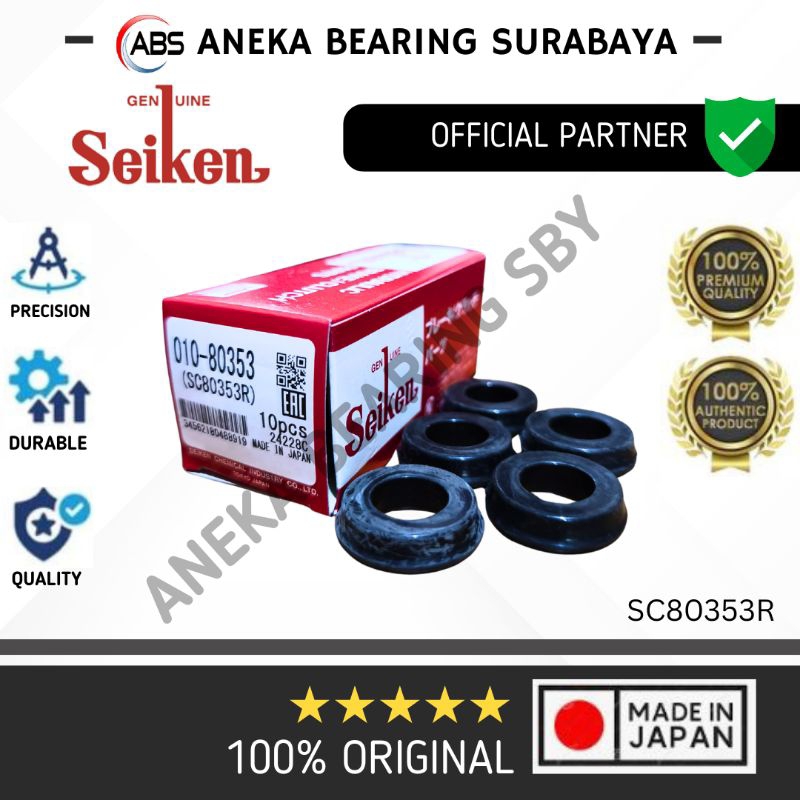 KARET REM BELAKANG PS120 SC80353R SEIKEN JAPAN ORIGINAL UKURAN 1.1/8 010-80353 (HARGA 1 KOTAK ISI 10