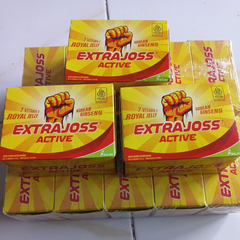 

1Kotak EXTRAJOSS Active Korean Gingseng 7 vitamin B Royal Jelly