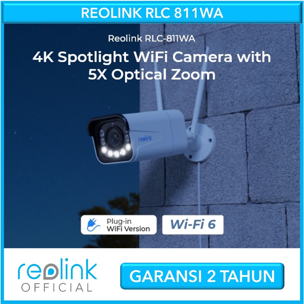 Reolink RLC-811WA / W430 Wireless Wifi Optical Zoom CCTV
