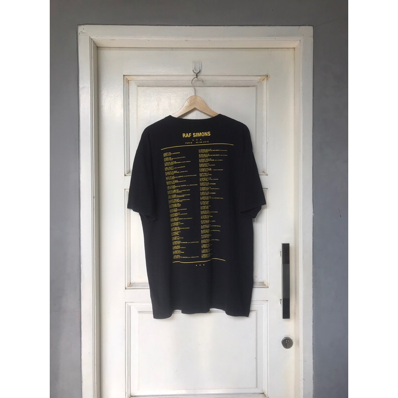 Raf Simons Printworks Tour T-shirt Second