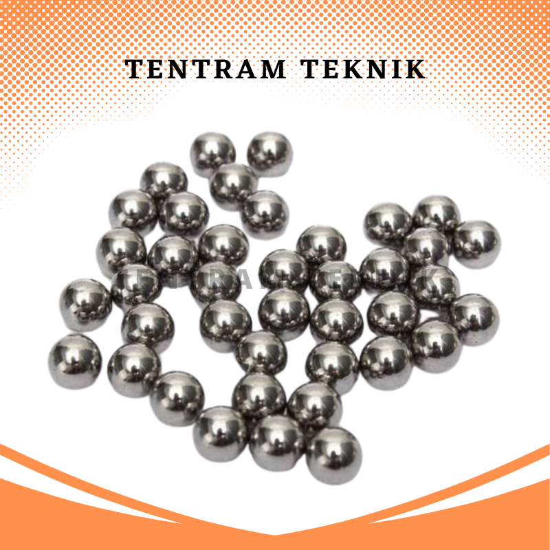Gotri Pelor Peluru Ketapel Steel Balls 144 PCS ukuran 4 - 6 - 6.35 - 7 - 8mm (1 Gross) / Gotri Seped