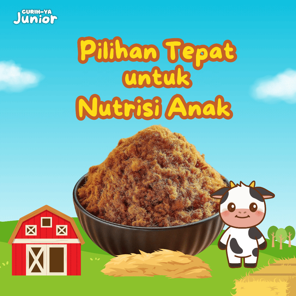 

Gurihya Junior Abon Sapi 90g Tanpa MSG
