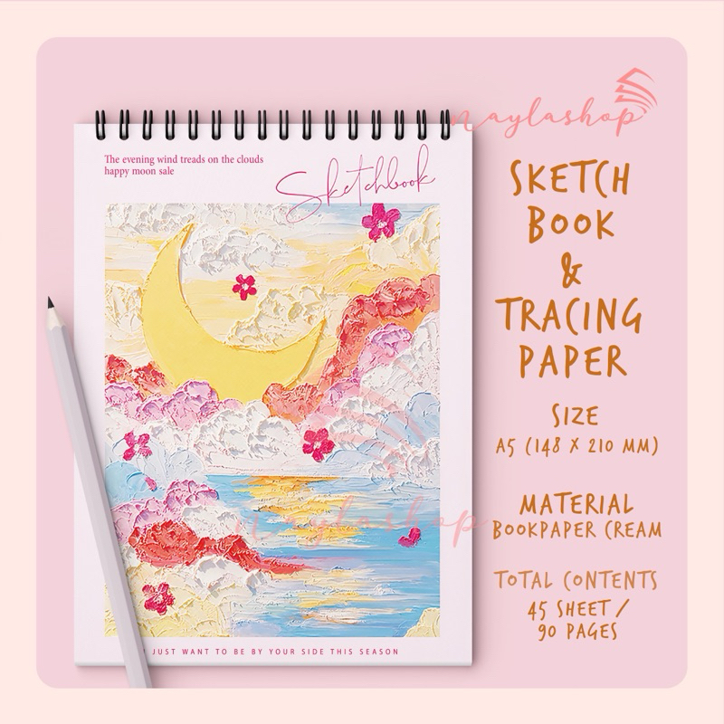 

Terbaru Sketchbook A5 Buku Gambar Buku Seketsa Vertikal Jilid Spiral Isi 45 Lembar / 90 Halaman