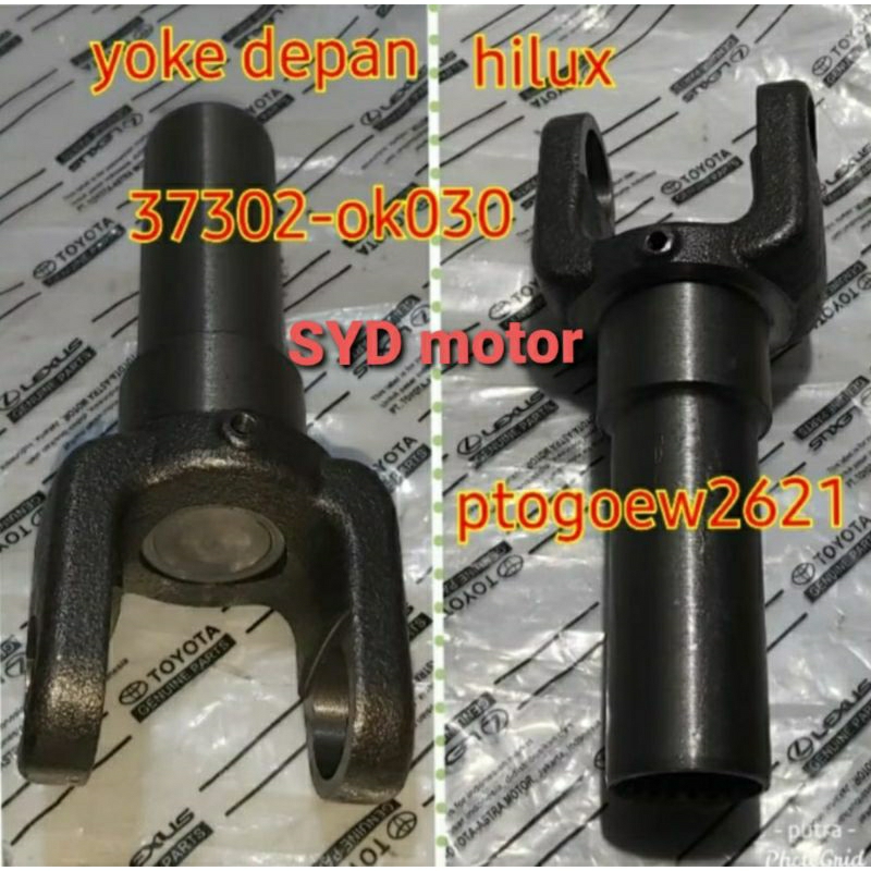 YOKE SLEEVE PROPELLER DEPAN AS JANTAN HILUX DC OEM TOYOTA GRESS