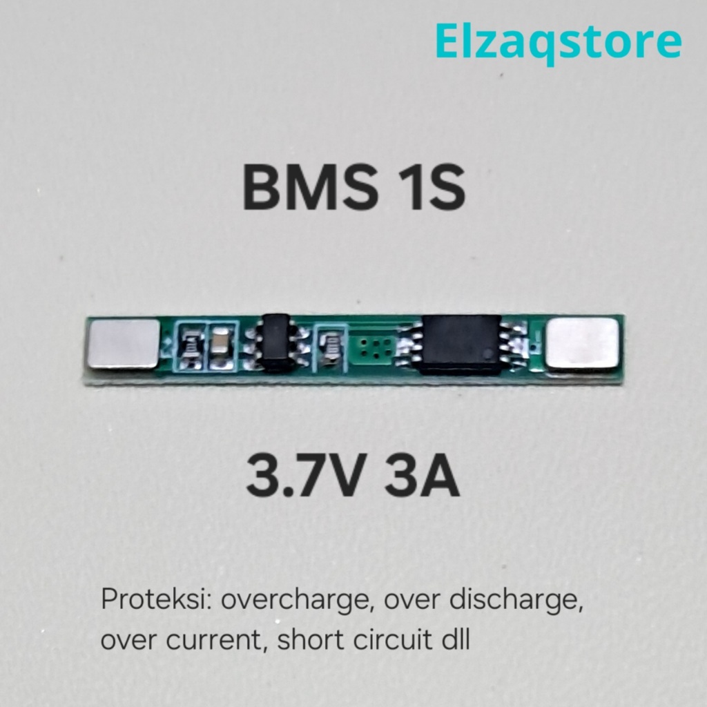 Modul BMS 1S Single 3.7V 3A Cas Baterai Protection Lithium 18650