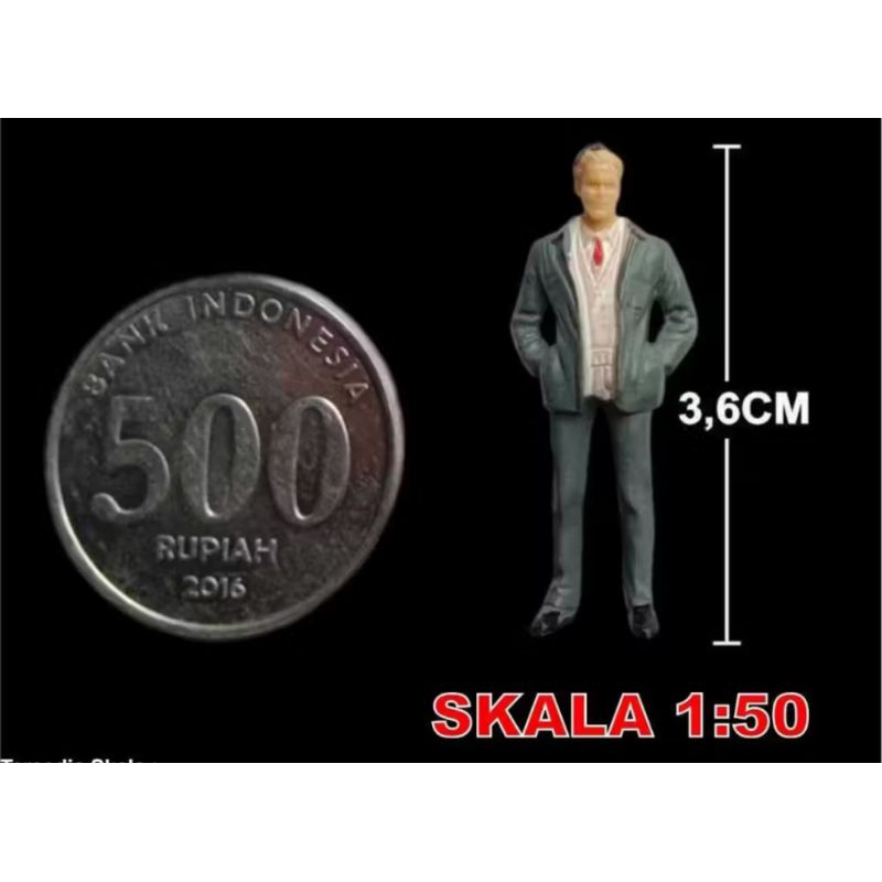 MAKET ORANG / MINIATUR FIGUR / MINIATUR ORANG / MANUSIA 1: 50 WANITA DAN PRIA