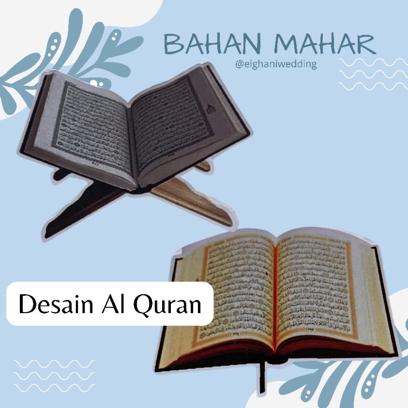 elghaniwedding - Bahan Mahar Al Quran - Replika Alquran - Miniatur Al Quran