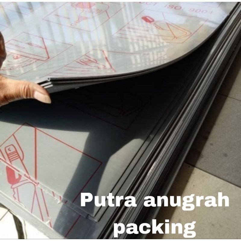Plat PVC Abu Lembaran 4mm x 122cm x 244cm / Plat PVC Grey Lembaran 4mm x 122cm x 244cm