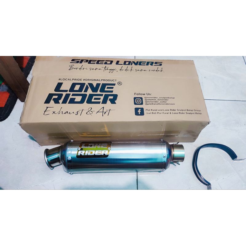 Slincer LR Lone rider oval New Monces 28cm saringan full emblem Terbaru Gold