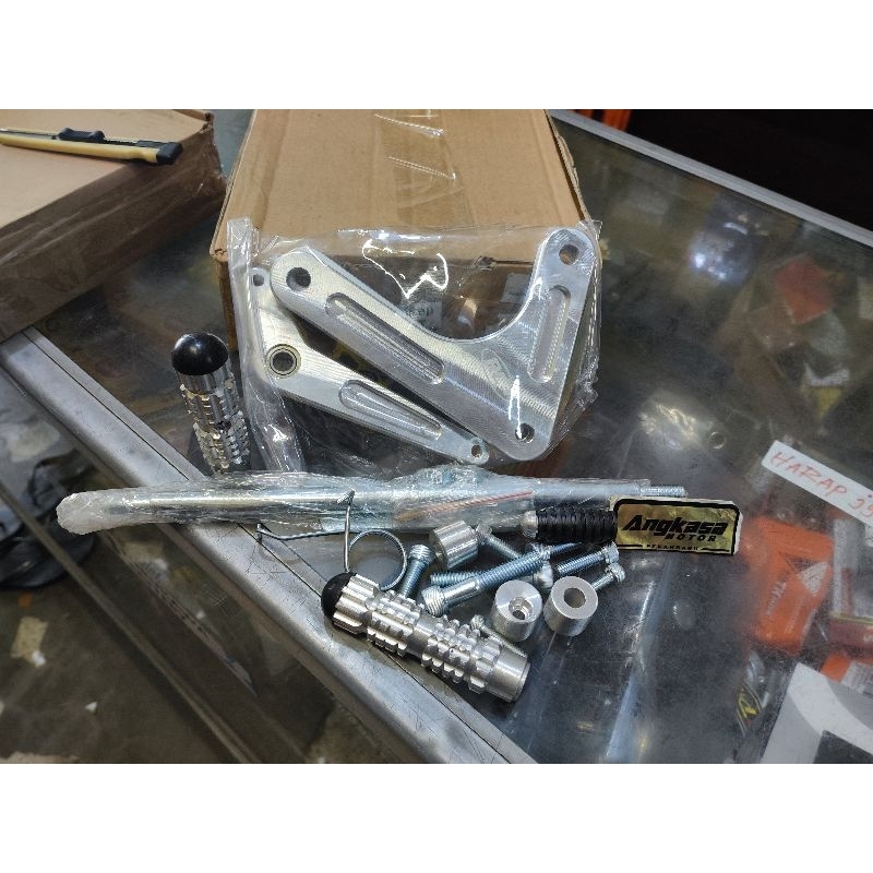 step underbone f1zr rc3 racing aluminium cnc
