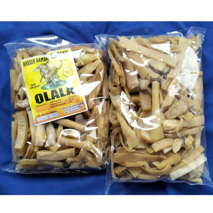 

krecek rambak kulit sapi asli/ krecek sayur stik lebar (500)gram