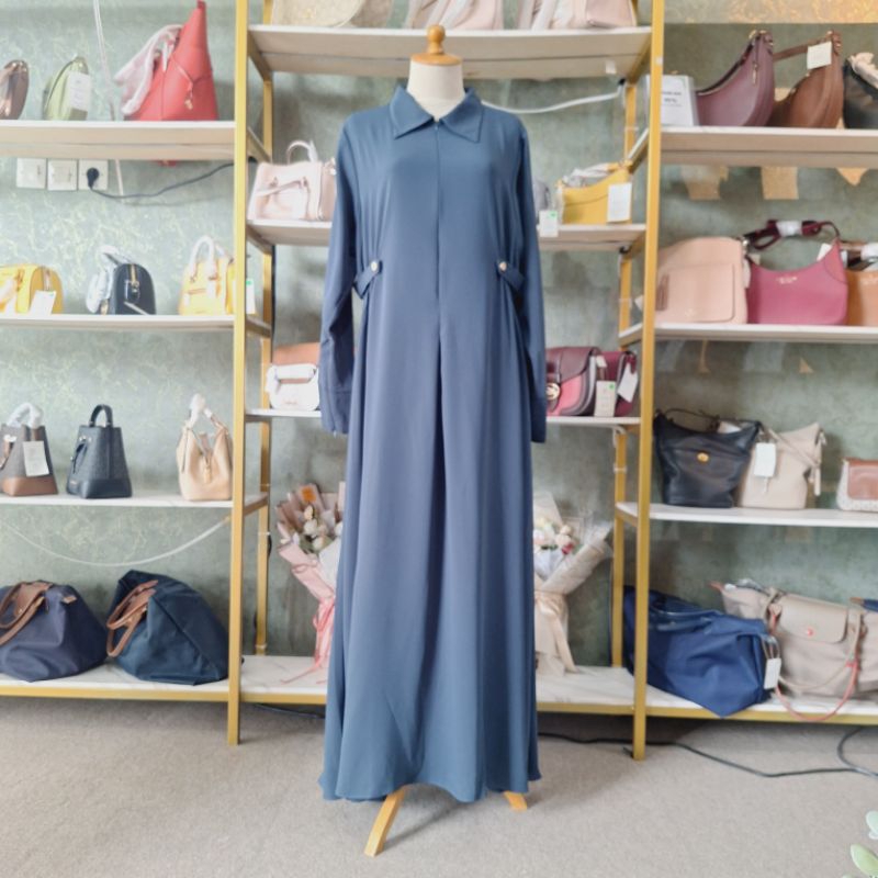 Zalikha wear Dress muslimah polos gamis polos