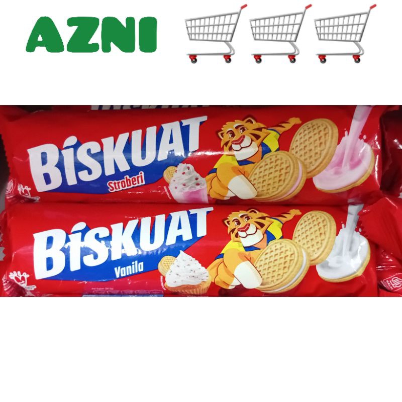

Biskuat Sandwich Biskuit Roll 105g - Vanila Strawberry