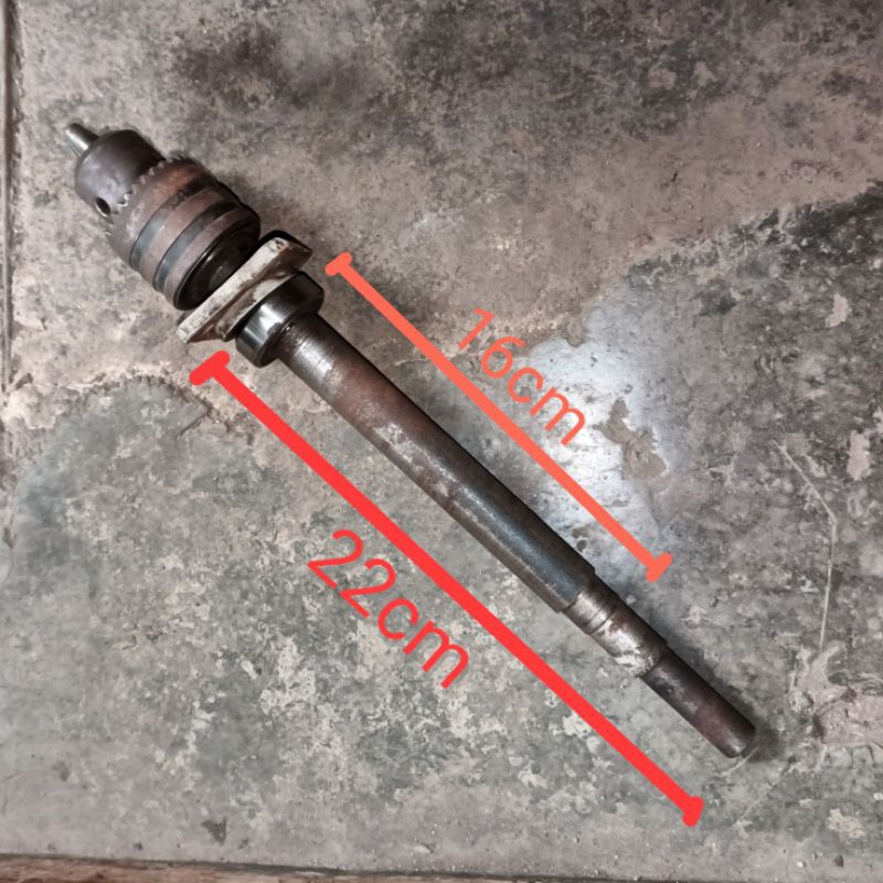 As spindel kepala bor duduk 13mm, as kepala mesin bor duduk 13 mm