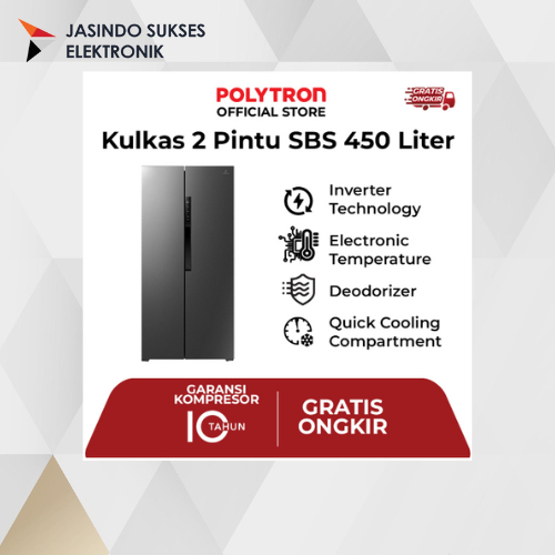 LEMARI ES POLYTRON SIDE BY SIDE PRS-455S