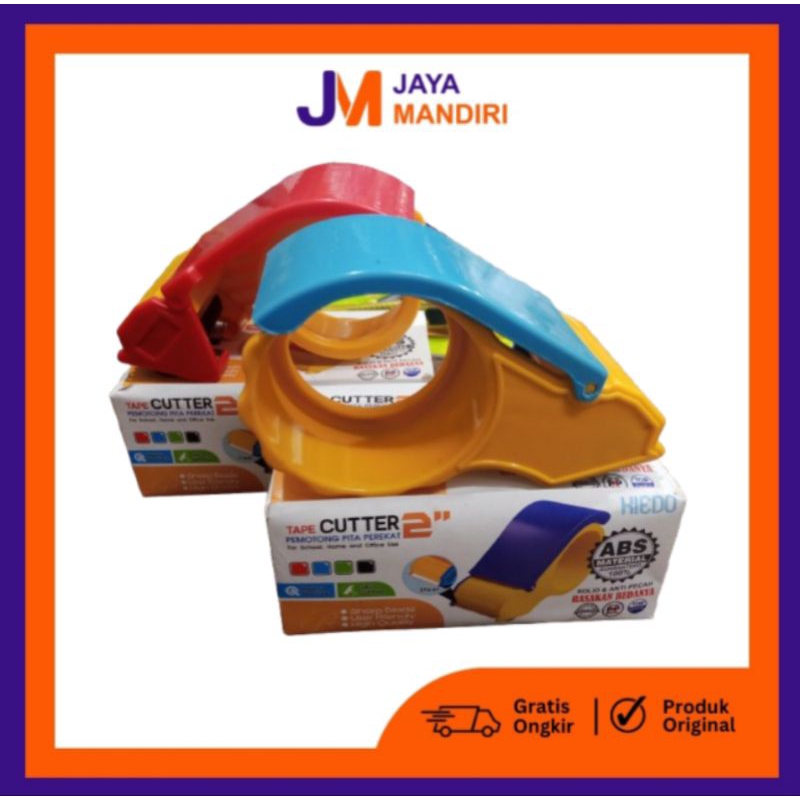 

Tape Cutter 2" - Pemotong Perekat (Lakban) Plastik ABS Berkualitas