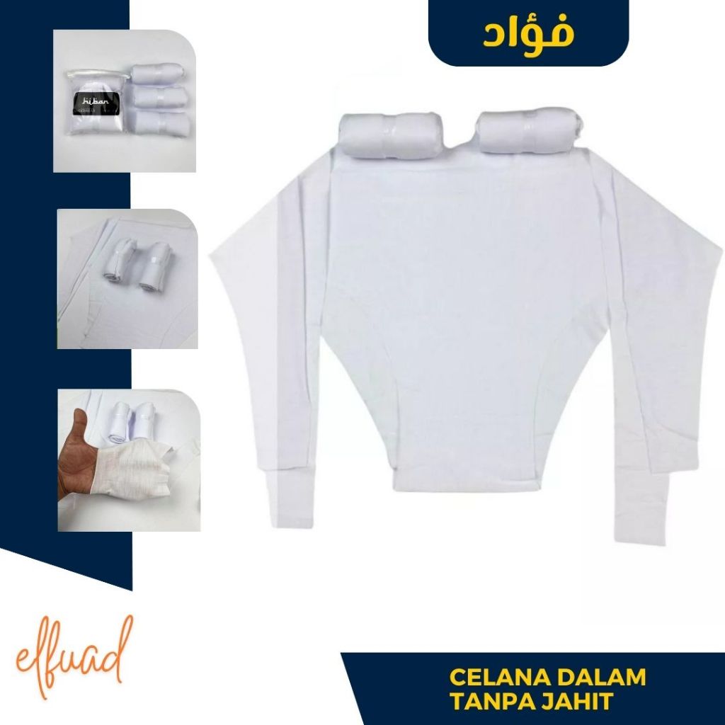 CD Tanpa Jahit Premium Perlengkapan Haji dan Umroh Pria Elfuad Store