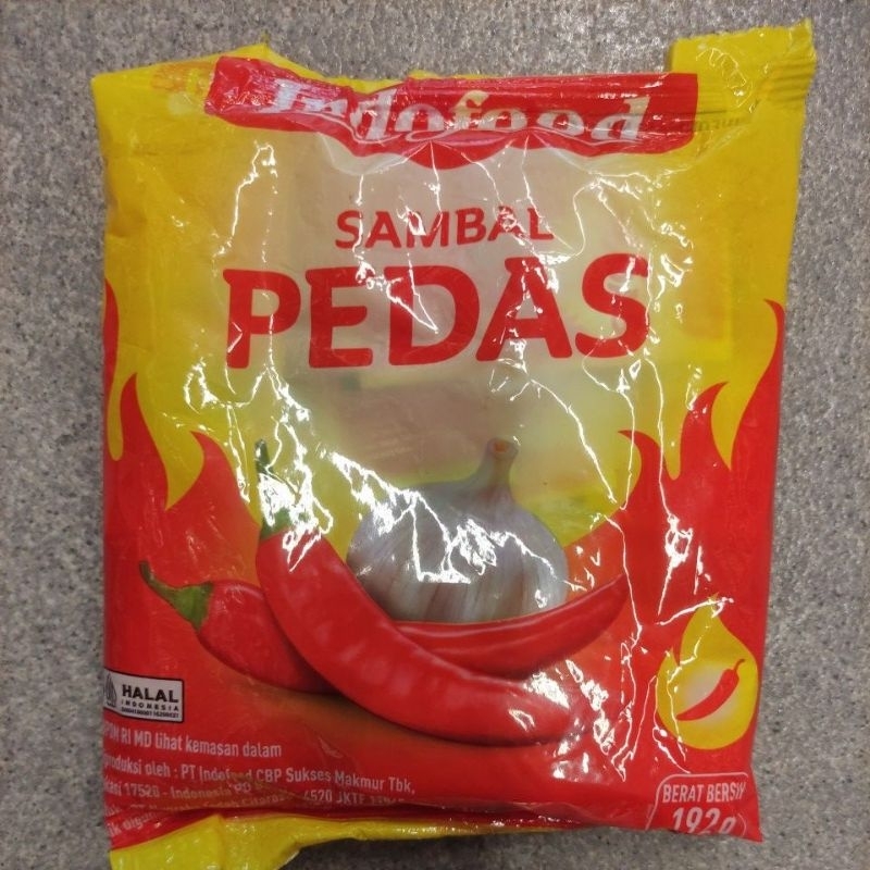 

INDOFOOD SAMBAL PEDAS SACHET (24 SACHETS x 8gr) 192gr