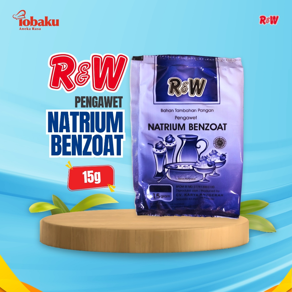 

R&W Natrium Benzoat Pengawet Makanan Minuman 15g
