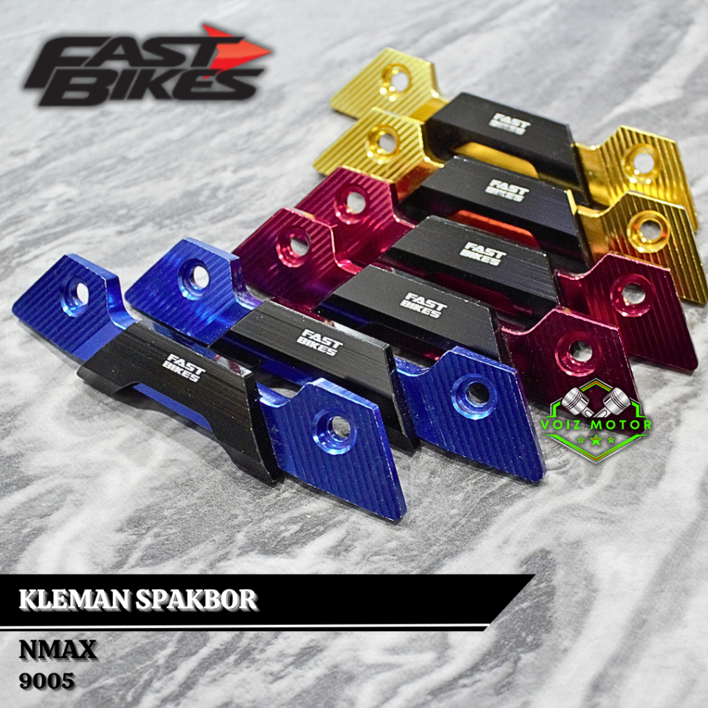 Kleman Spakbor Dudukan Spakbor NMax Fastbikes Full CNC Kupingan Pelindung Spakbor Depan NMax Kleman 