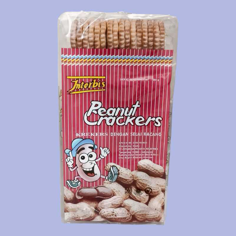 

INTERBIS BISKUIT KACANG 300Gr (PACK isi 6 BKS)