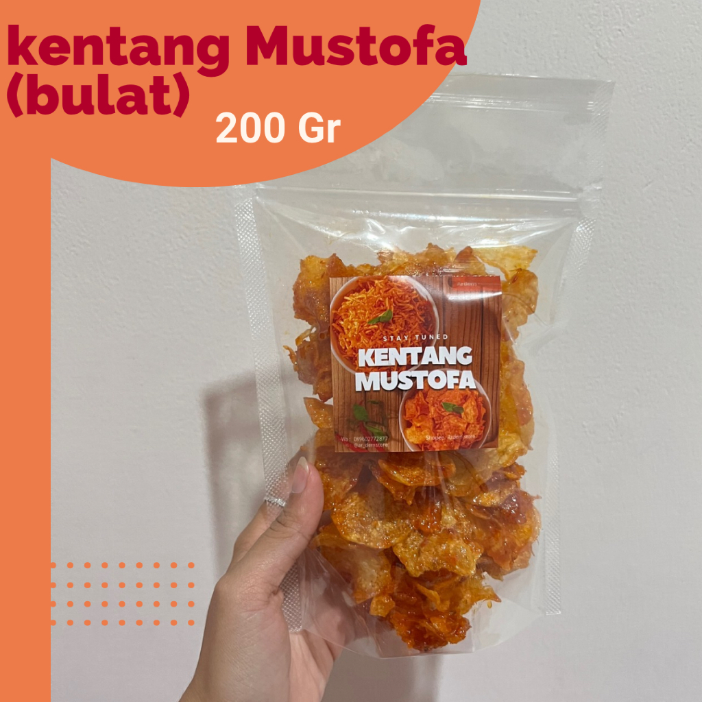 

Kentang Mustafa 200gr variasi bulat enak Home made