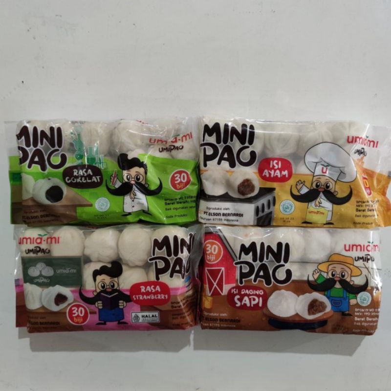 

Umiami Minipao Coklat / Ayam / Sapi / Strawberry