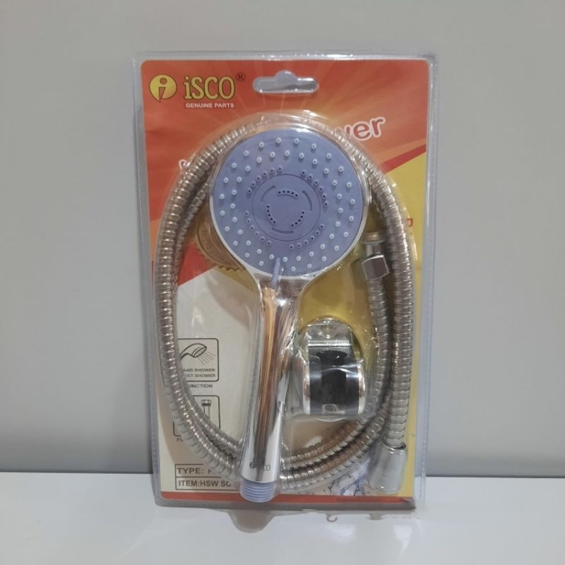 Set Hand shower kamar mandi/shower mandi isco/shower 5 mode/shower merek isco