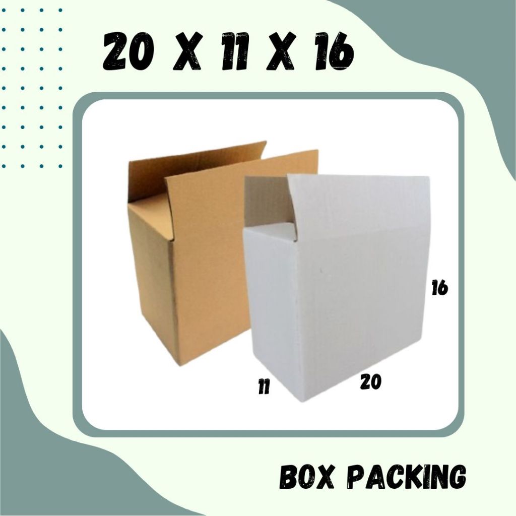 

Kardus 20x11x16 A0 Packing Karton Kotak Kemasan Olshop Box Dus Sparepart Souvenir