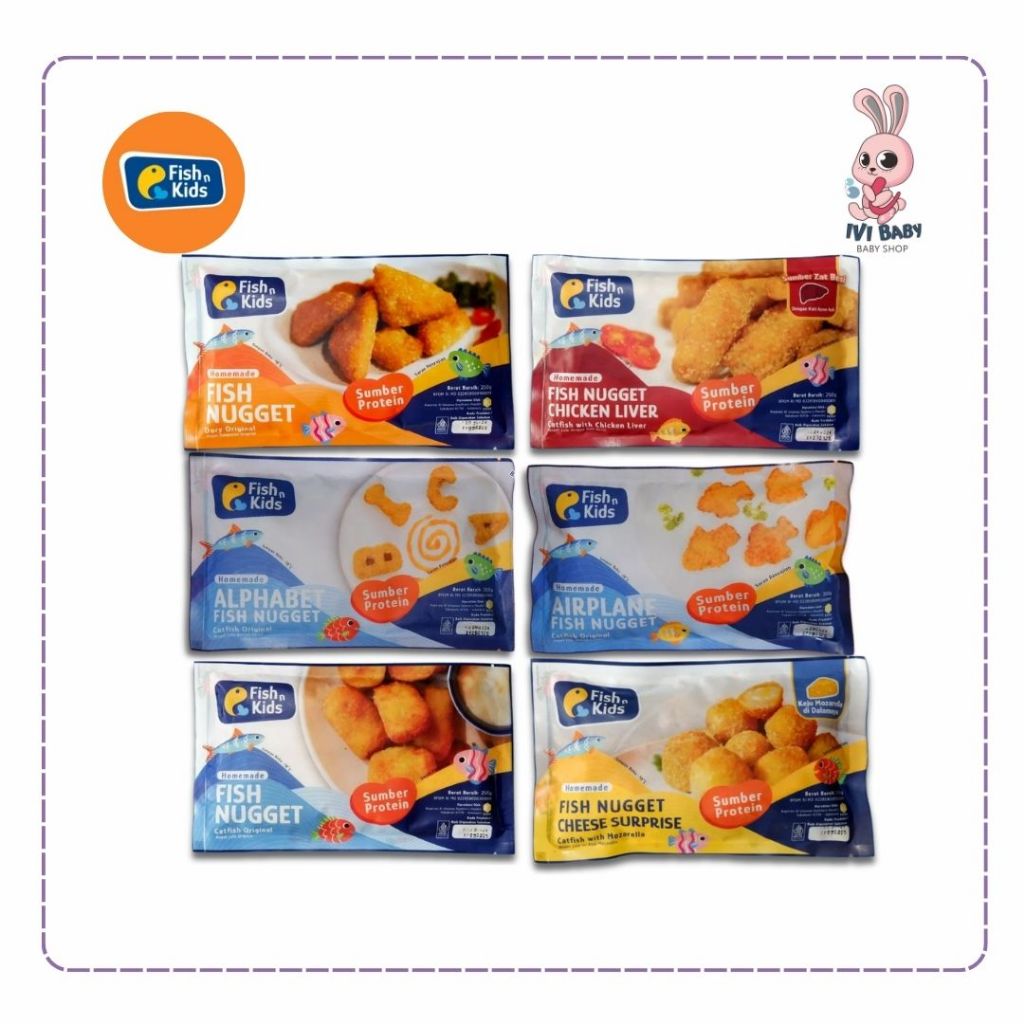 

Fish & Kids Nugget | Nugget Lele & Dori | Protein Hewani | No MSG