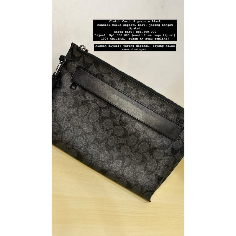 Clutch COACH ORIGINAL (preloved)