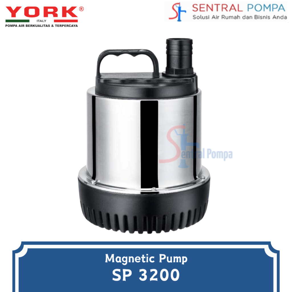 York SP 3200 Pompa Celup - Magnetic Pump - 220V - 80W | Sentral Pompa