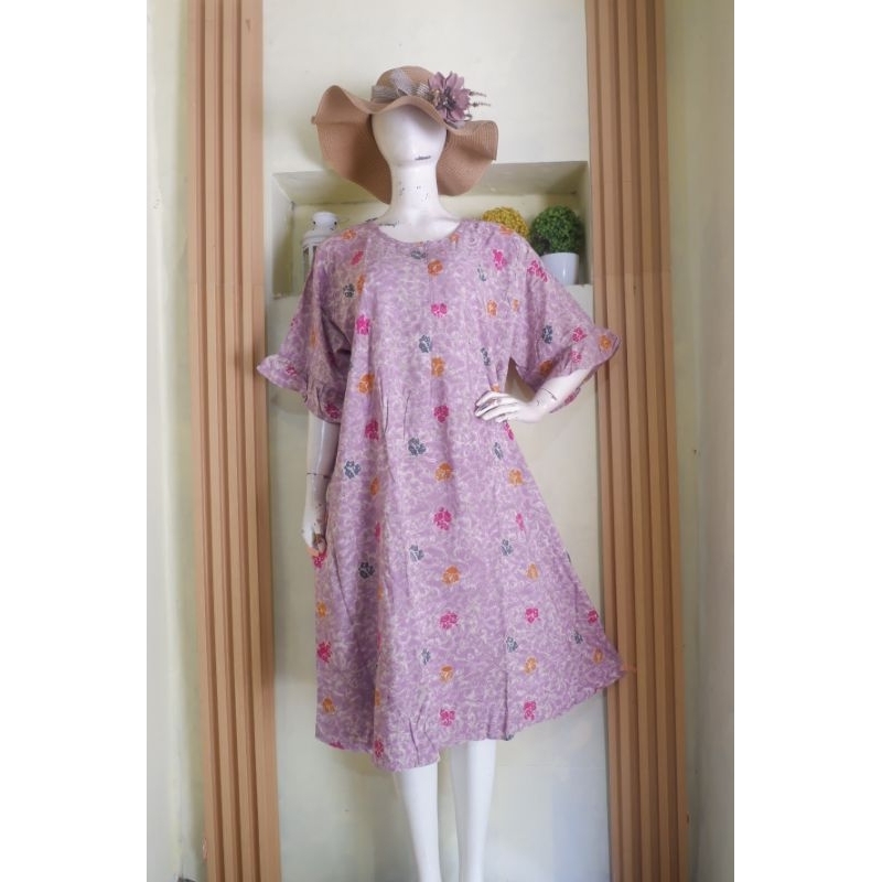 Daster Jumbo Sleting Colet by Qonita Batik